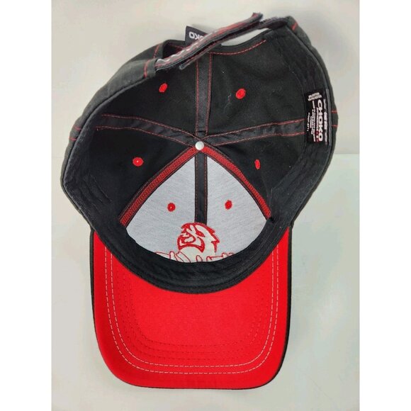 Dodge SRT Supercharged Hellcat Black & Red Hat Cap Choko Adjustable - Picture 7 of 9